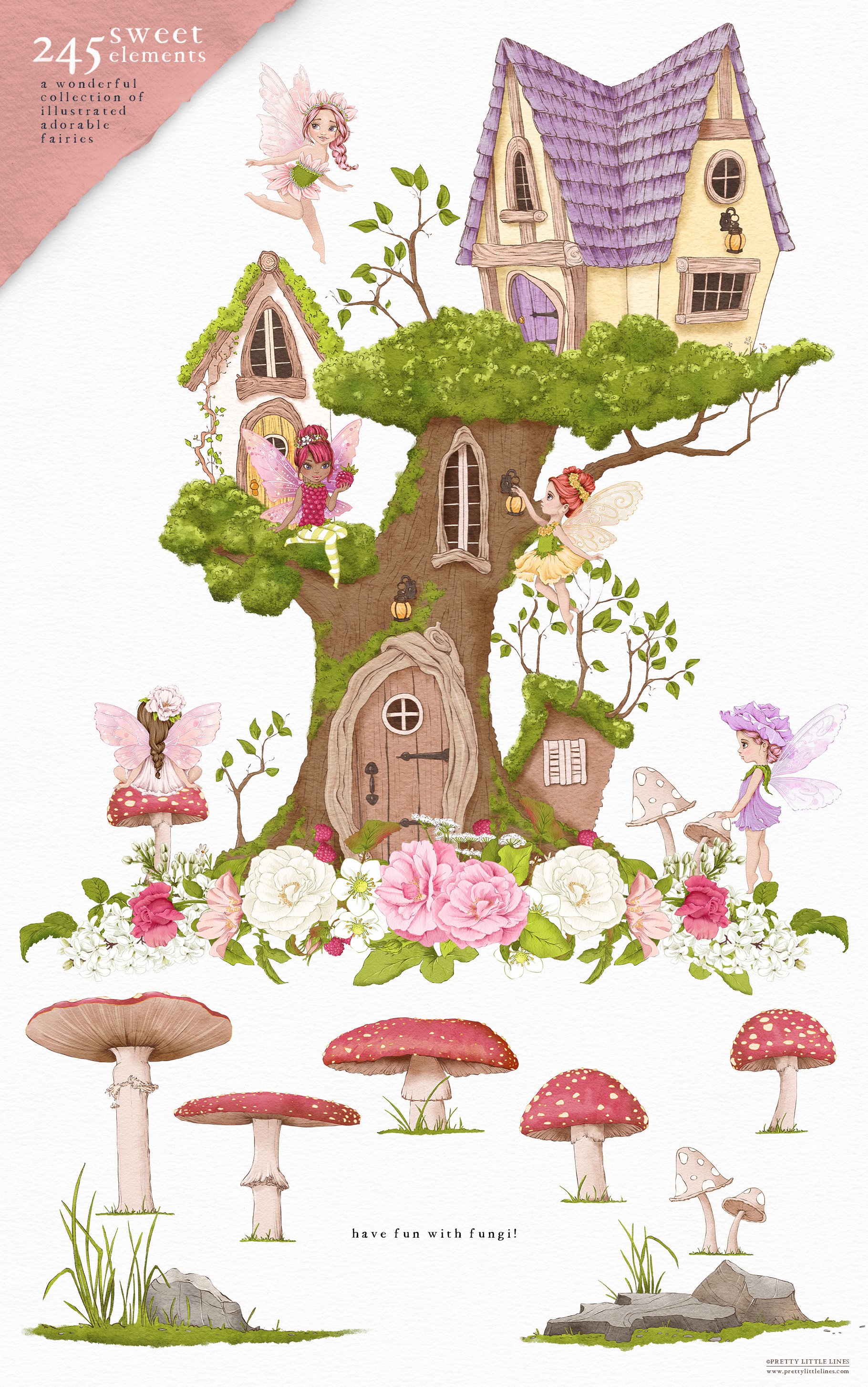1 Whimsical Fairy Decor Designs & Graphics