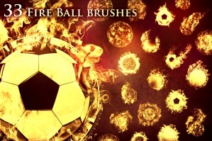 33 Fireball Brushes