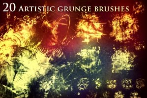 20 Artistic Grunge Brushes