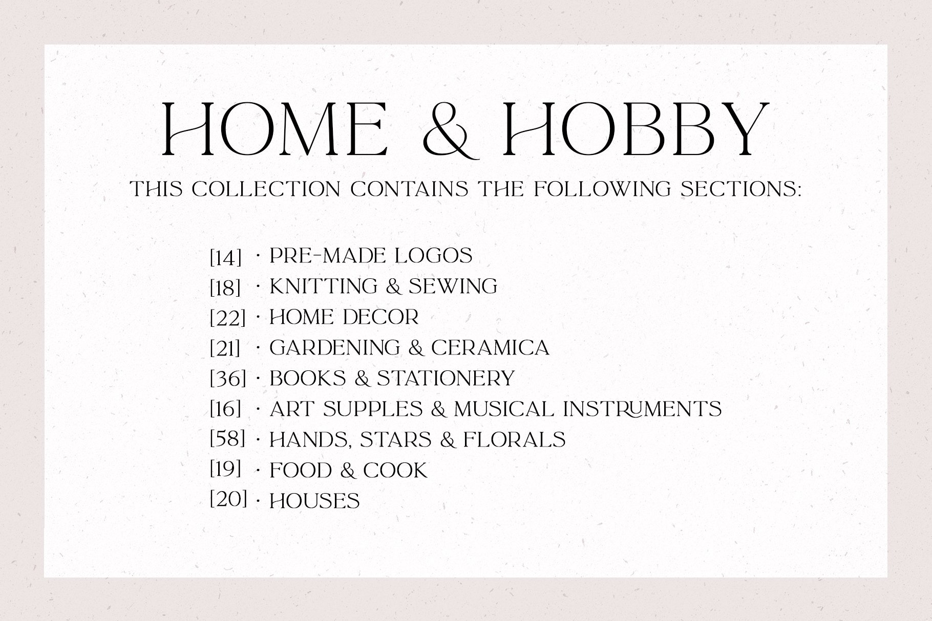 Home & Hobby - Line Logo Kit