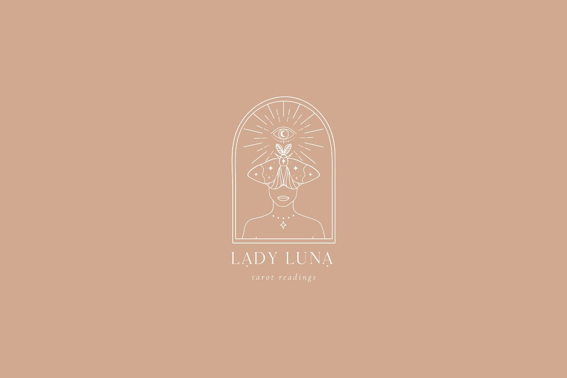 Lady Luna Pre-Made Brand Logo Designs
