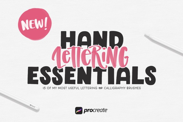 The Hand Lettering Brush Toolkit Preview - RetroSupply Co.