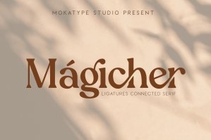 Magicher - Ligature Connected Serif