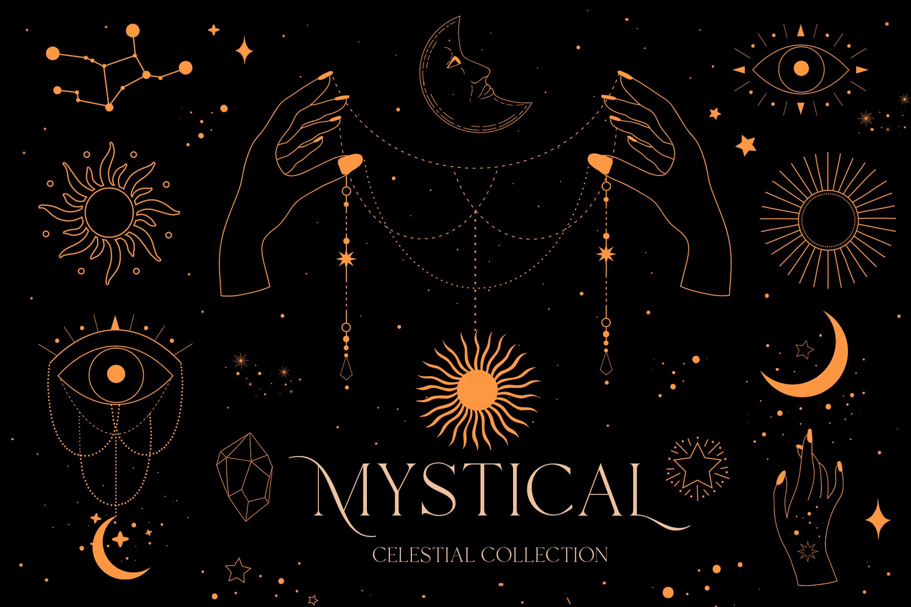 Mystical - Celestial Sun Moon Magic