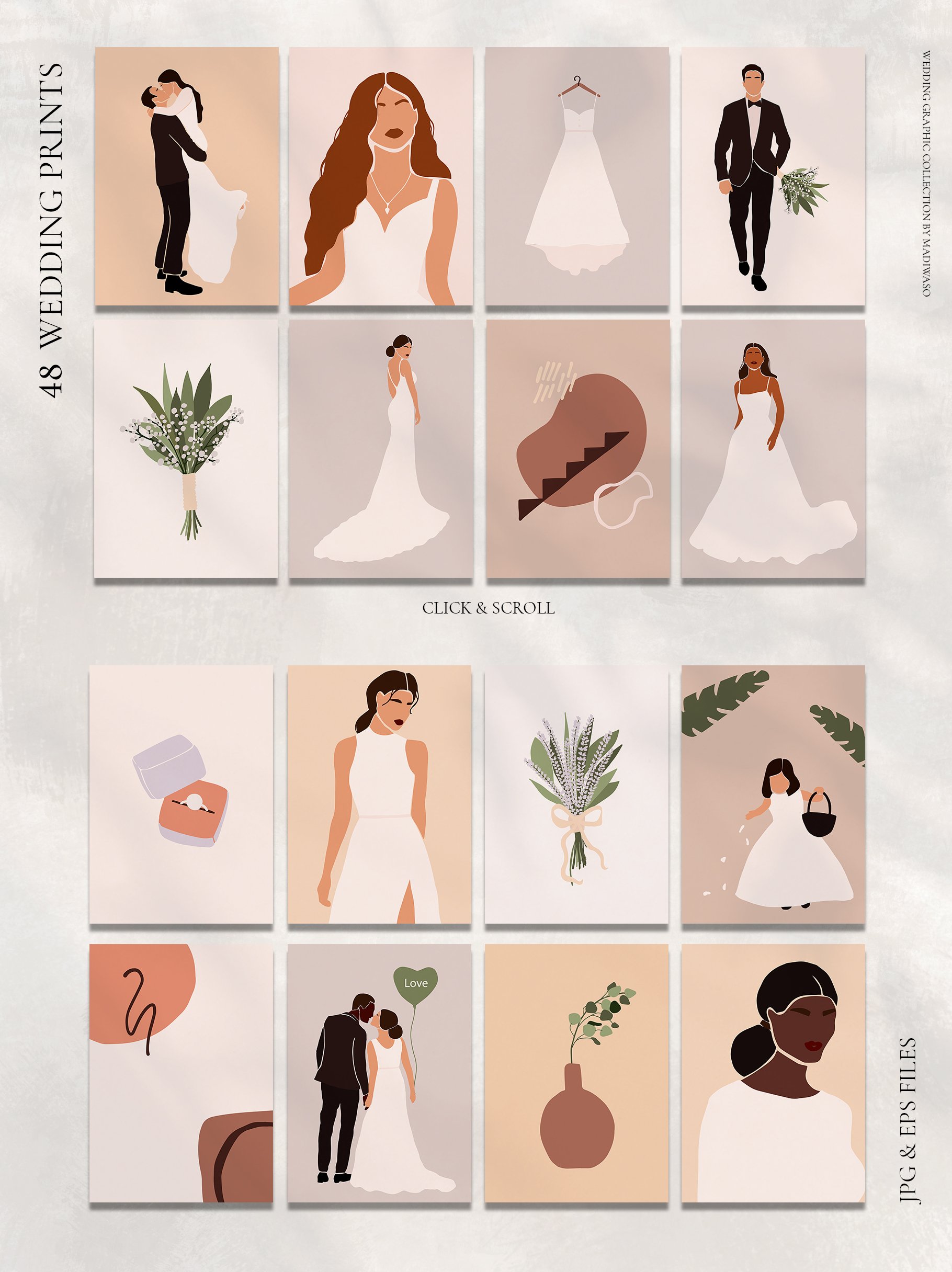 Wedding Abstract Graphic Collection