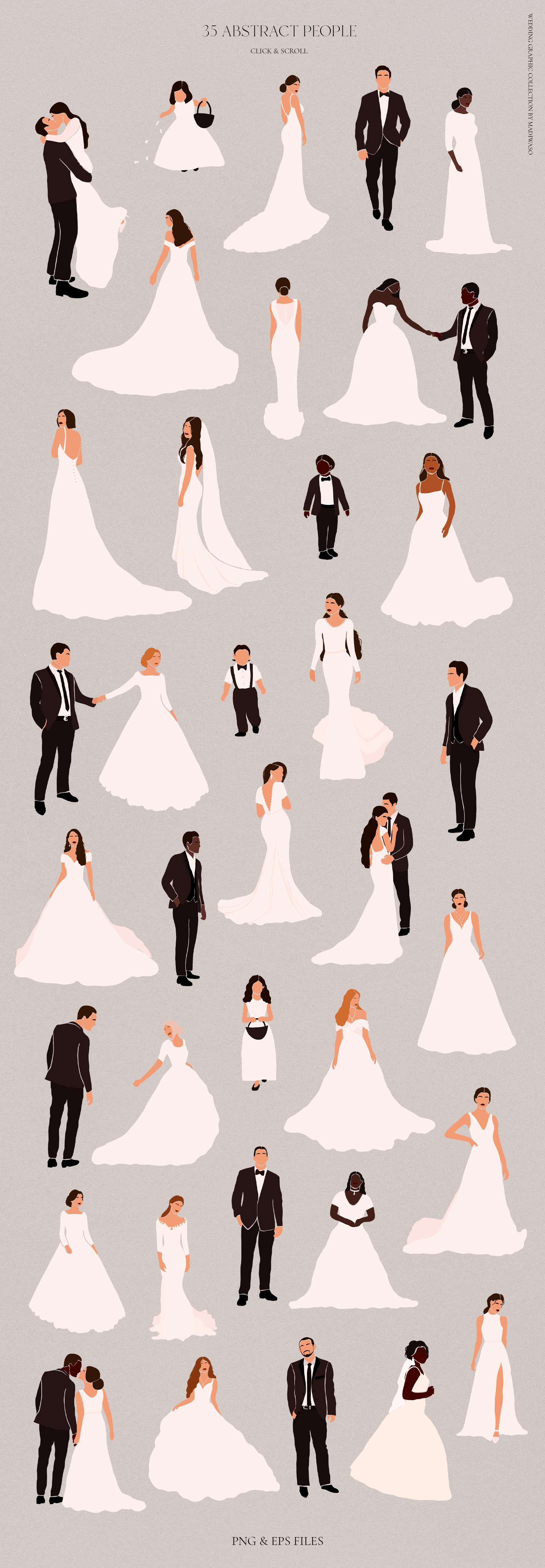 Wedding Abstract Graphic Collection