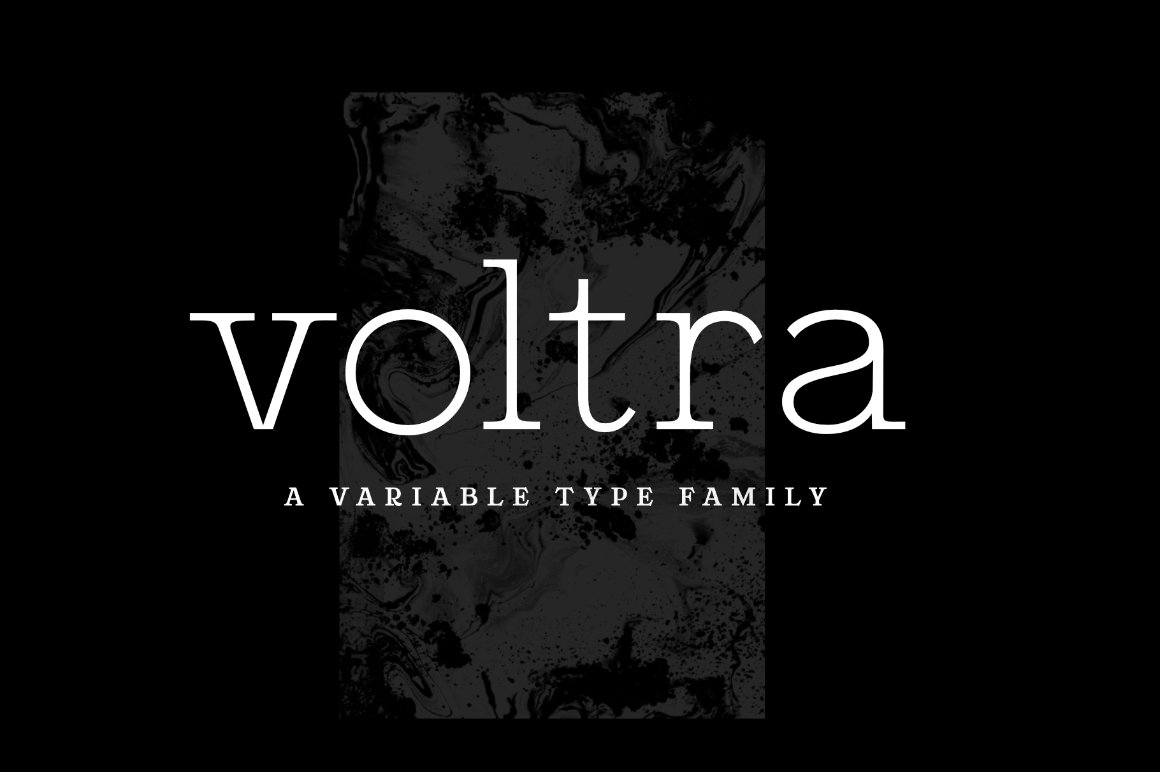 ZT Voltra - Display Serif Font Family