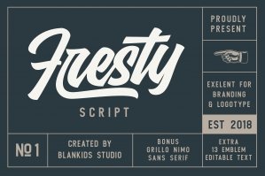 Fresty Script Font