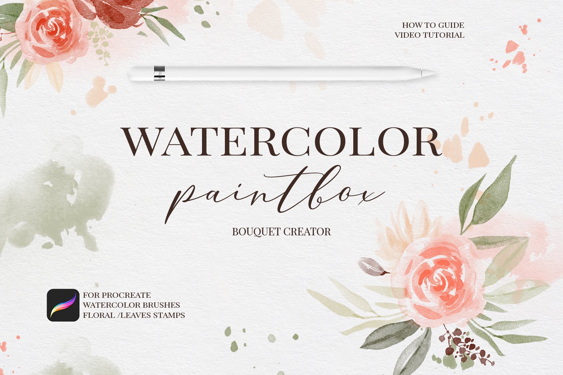 Watercolor Brushes Pack for Procreate