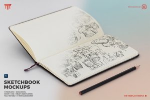 Sketchbook Mockups