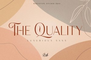 The Quality - Luxurious Display Sans