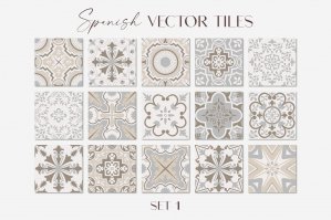 Spanish Charm - Vector Tiles Set 1