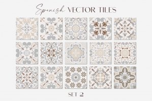 Spanish Charm - Vector Tiles Set 2