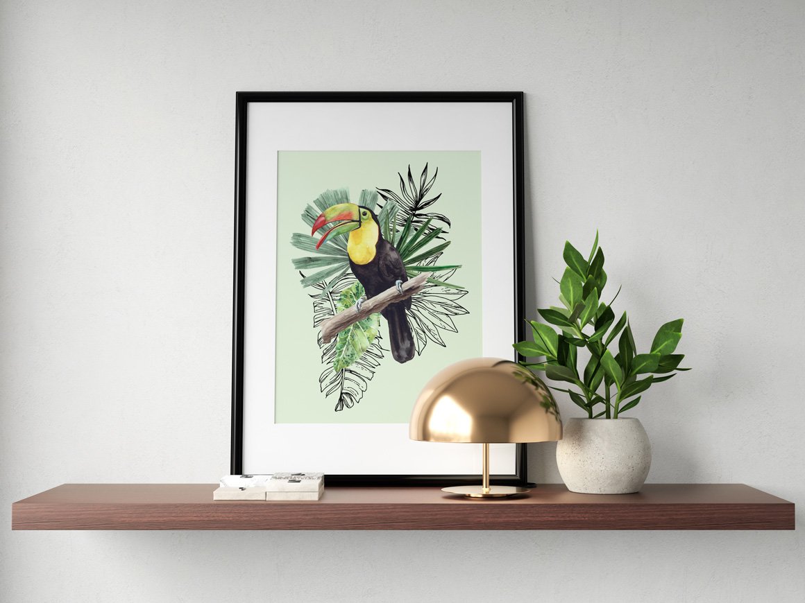 Birds of Paradise Watercolor Collection