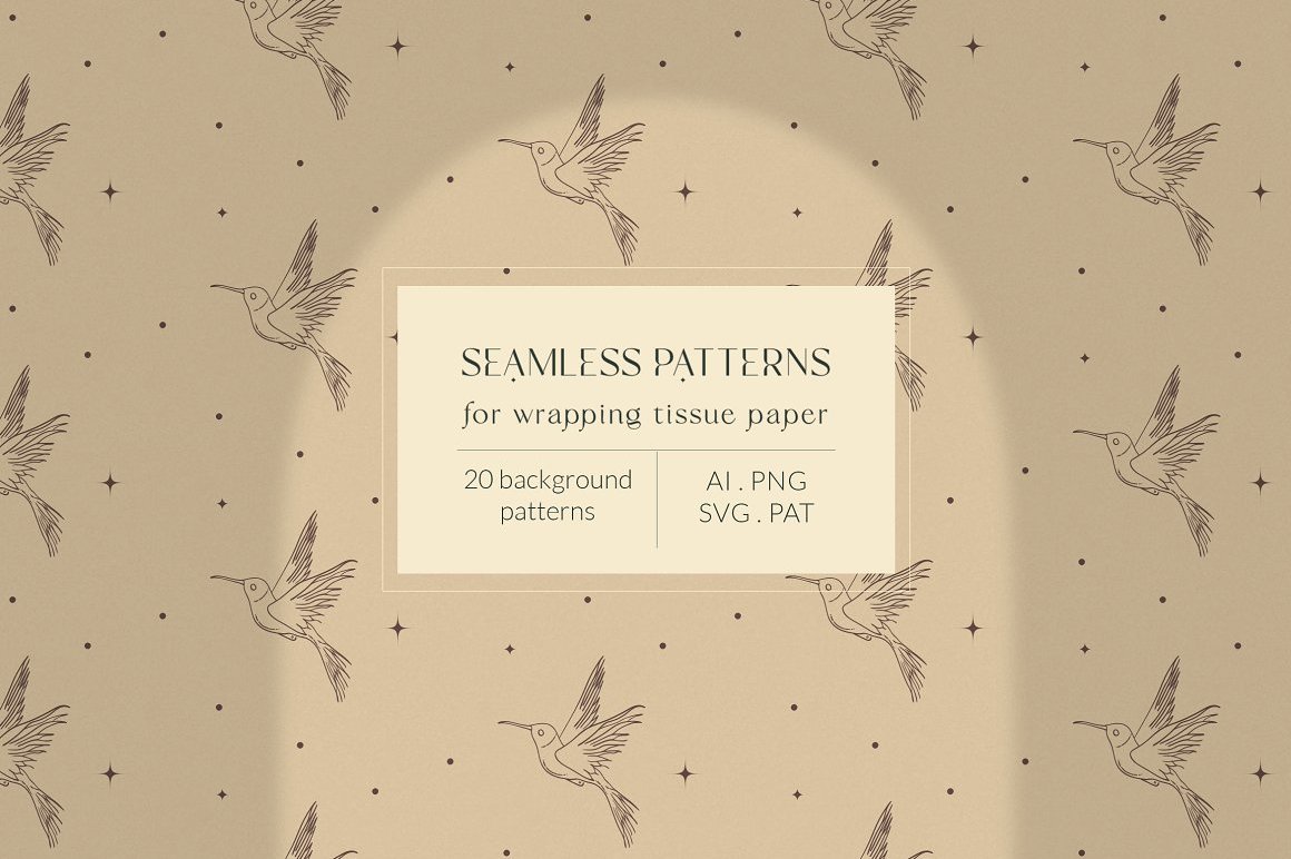 Bohemian Modern Patterns Collection - Wrapping