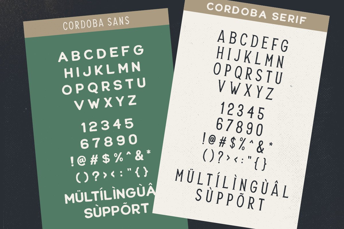 Cordoba - Font Duo