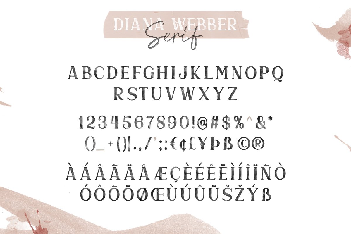 Diana Webber - SVG Font Duo