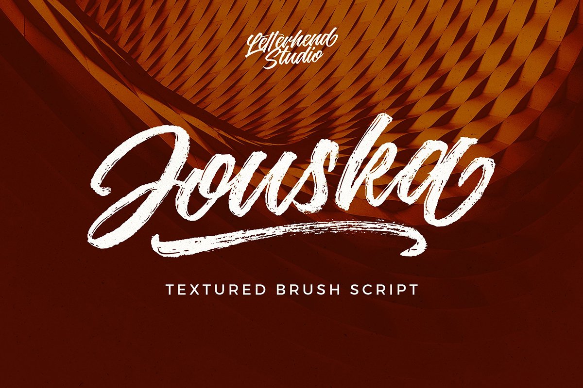 Jouska Textured Brush Script