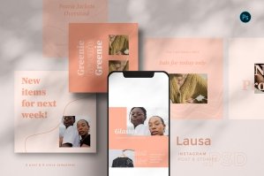 Lausa - Instagram Template Set