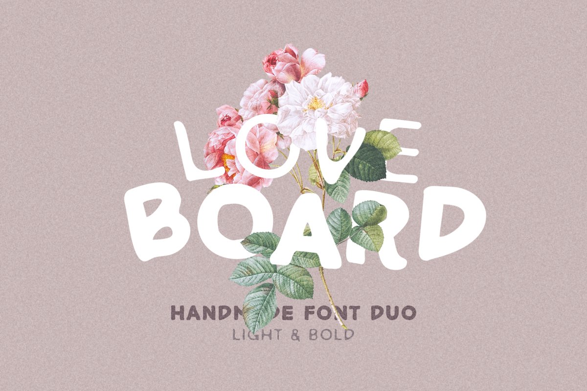 Love Board - Handmade Font