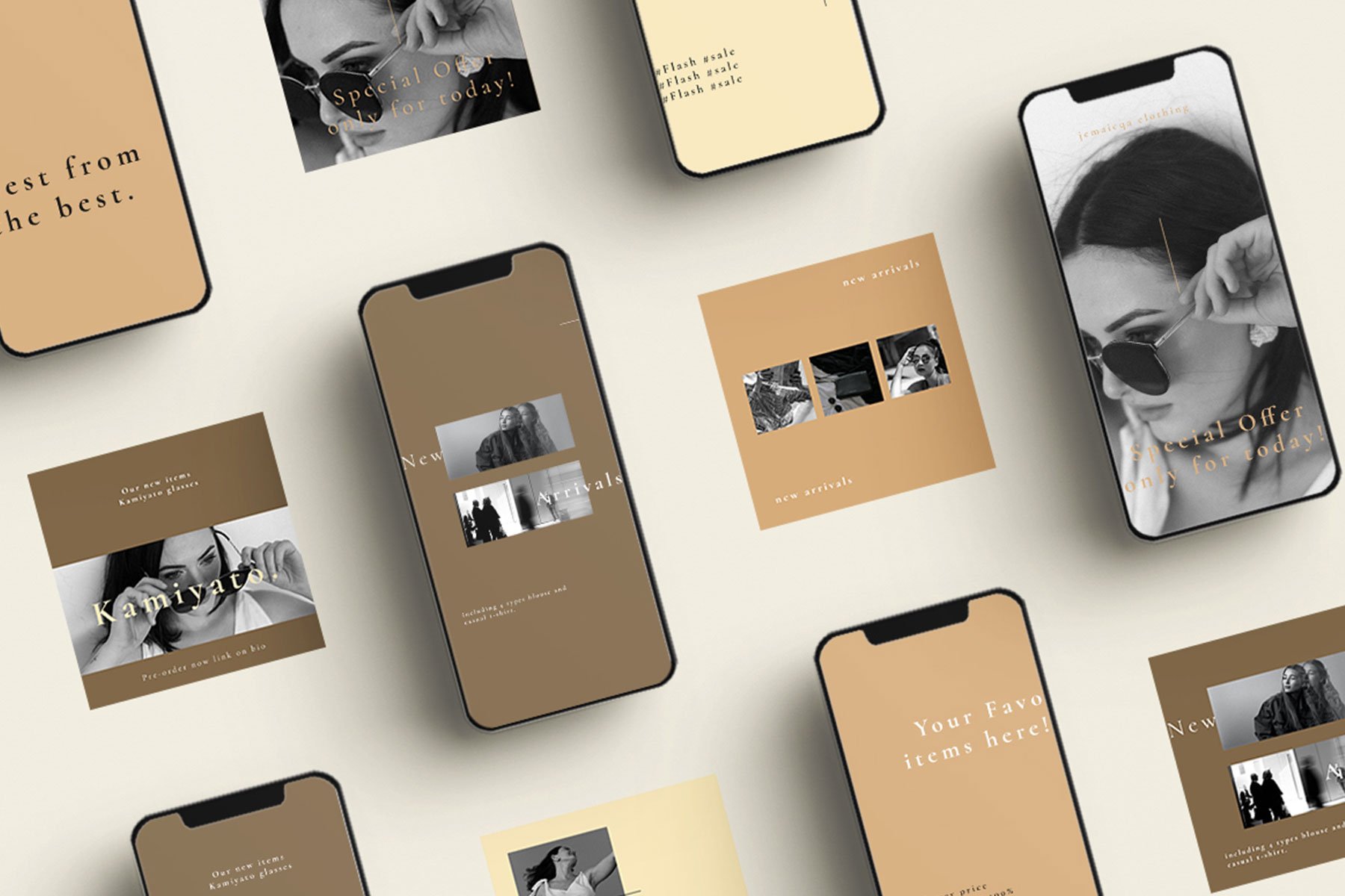 Meiya - Instagram Template Set - Design Cuts