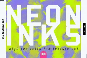 Neon Inks Textures