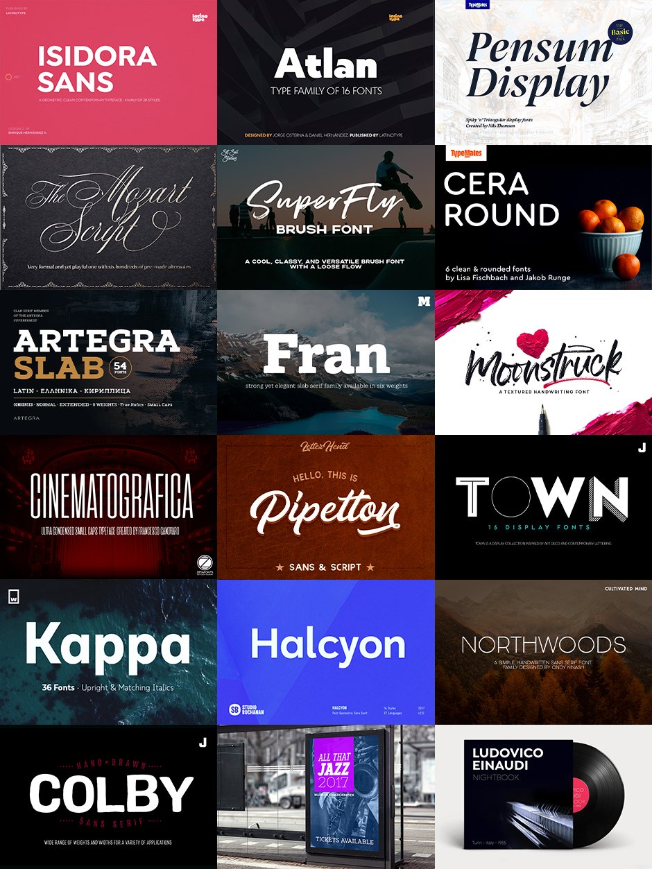 The Creative's Spectacular Typography Set