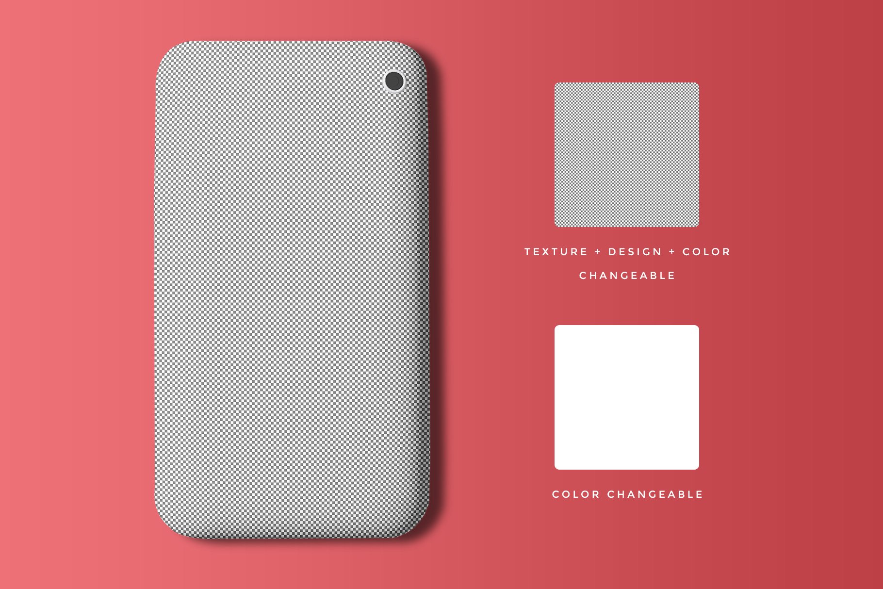 Top View Smart Phone Back Cover Mockup
