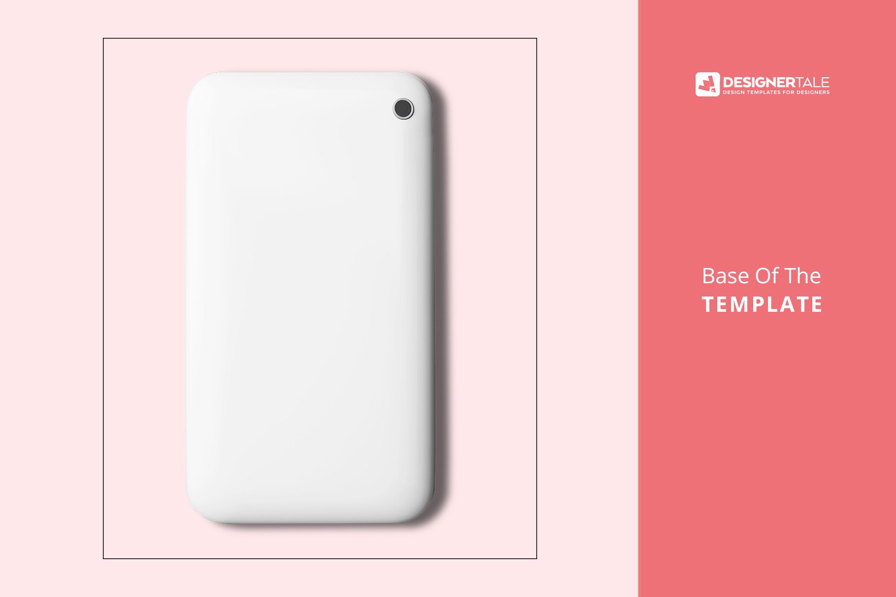 Top View Smart Phone Back Cover Mockup
