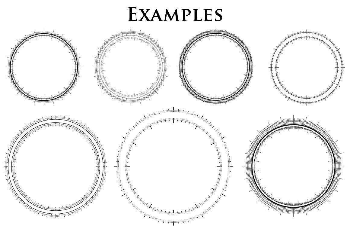 198 Simple Futuristic Circle Brushes
