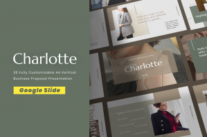 Charlotte A4 Google Slide Presentation Template