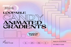 Candy - Animated Gradients Backgrounds