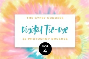 Digital Tie-Dye Brushes Vol. 4