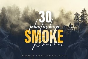 30 Smoke Photoshop Brushes