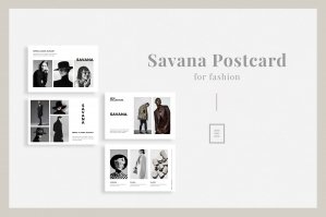 Savana - Fashion Postcard