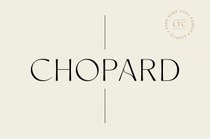 Chopard Font Family