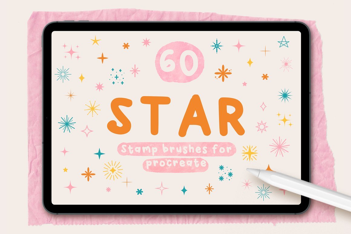 Cute Star Procreate Brush Stamps Graphic by Nine Sky Designs · Creative  Fabrica