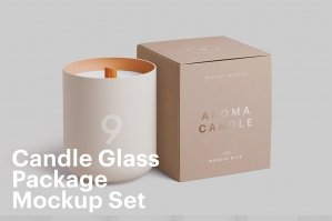 Candle Jar Mockup Set