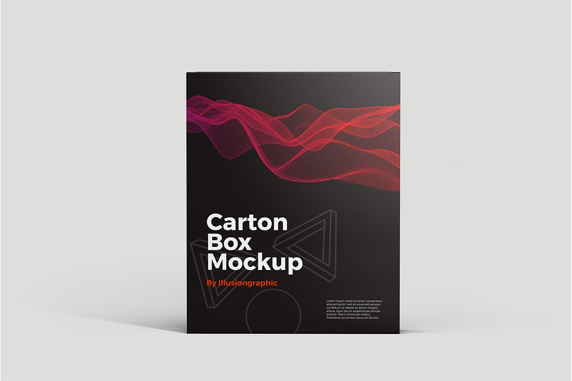 Carton Box Mockup - 8 Views