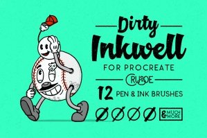 Dirty Inkwell Procreate Brush Set