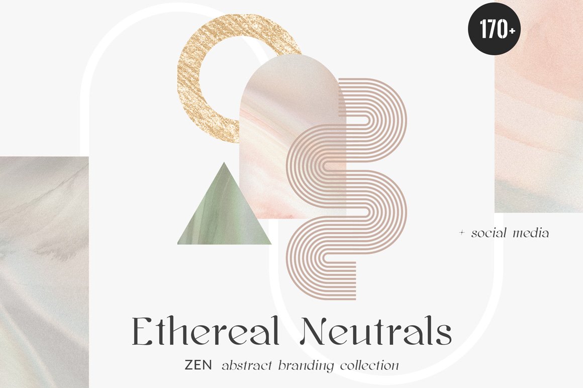 Ethereal Neutrals - Abstract Backgrounds