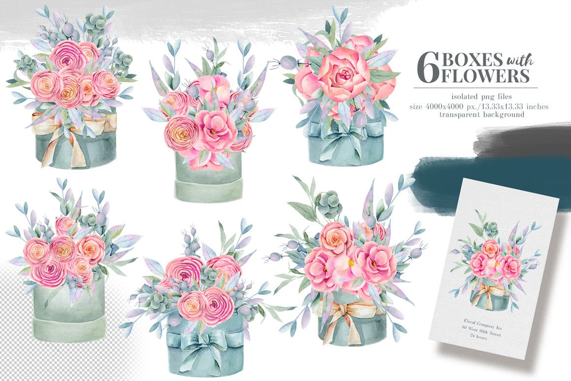 Floral Boxes Collection