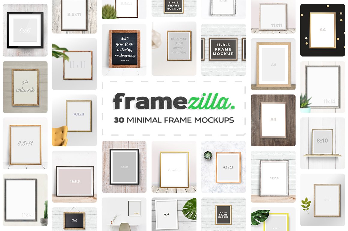 Framezilla - 30 Frame Mockups
