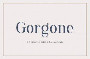 Gorgone - A Versatile Serif