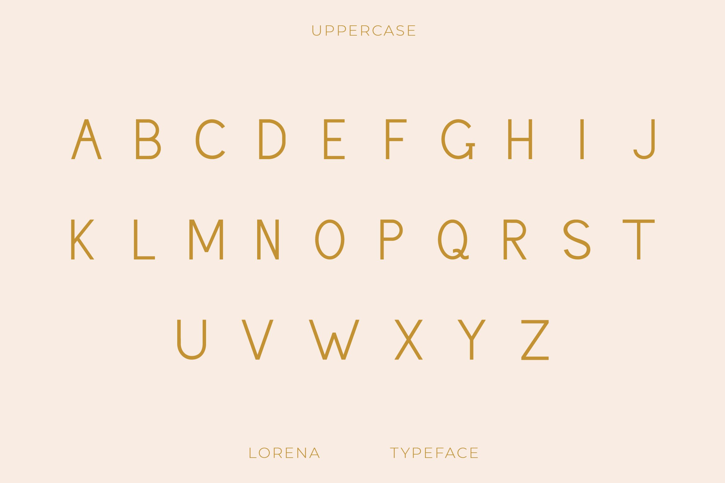 Lorena Typeface