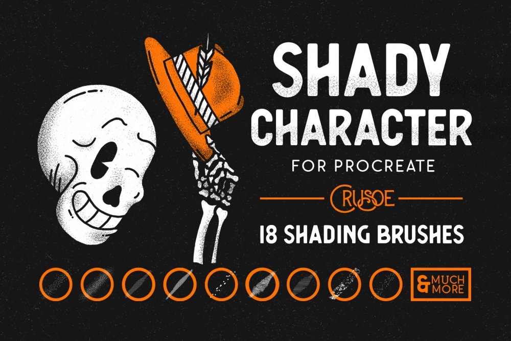 Shady Character Procreate Brush Set