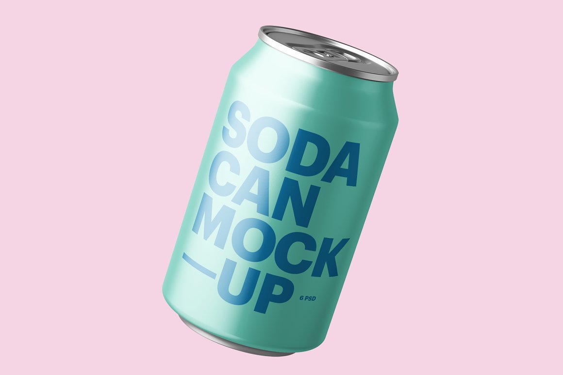 Soda Can Mockup