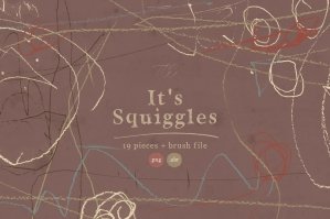 It's Squiggles Brushset - 01