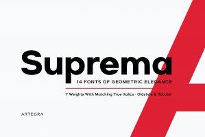 Suprema Font Family