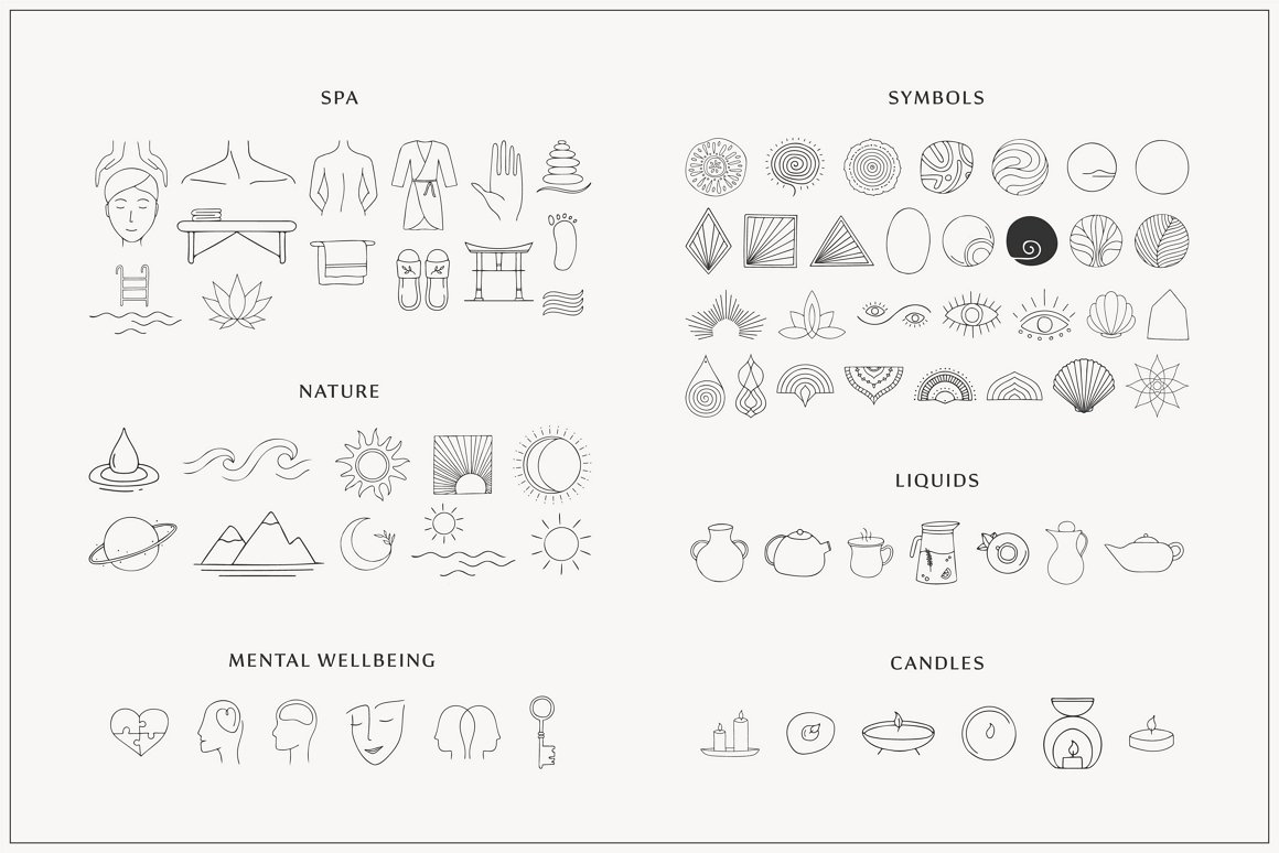 Wellness & Self-care Logo Templates